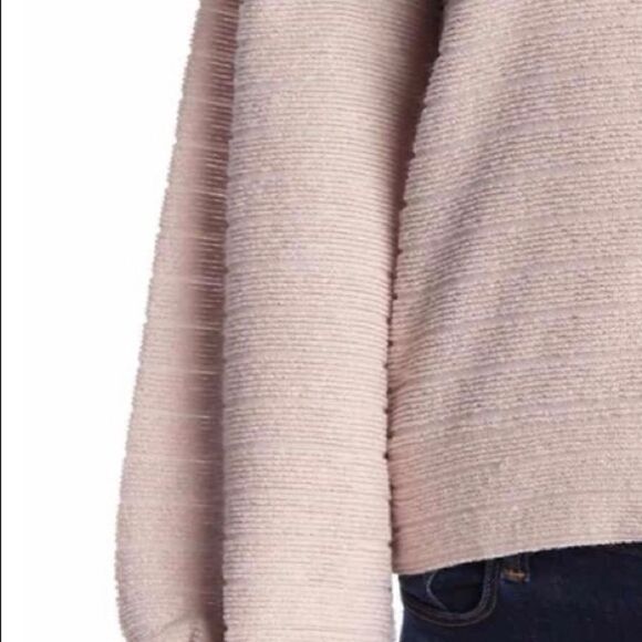 Gibson | Long Sleeve Textured Knit Blouson Top - Picture 3 of 4